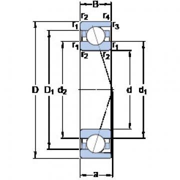 ตลับลูกปืน 71812 CD/HCP4 SKF