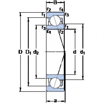 ตลับลูกปืน 71909 ACE/HCP4A SKF