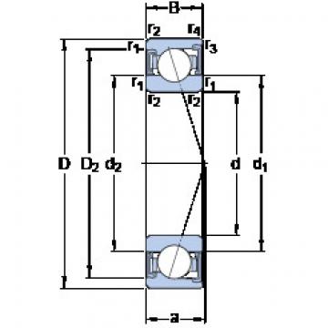 ตลับลูกปืน S7002 CD/HCP4A SKF