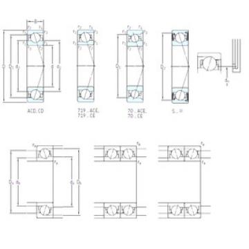 ตลับลูกปืน S7003 CD/P4A SKF