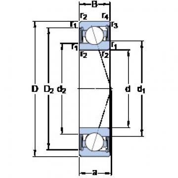 ตลับลูกปืน S71905 ACE/P4A SKF