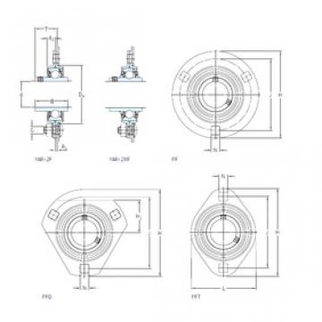 ตลับลูกปืน PFD 40 WF SKF