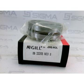 McGill SB 22205 W33 S  Spherical Ball Bearing New