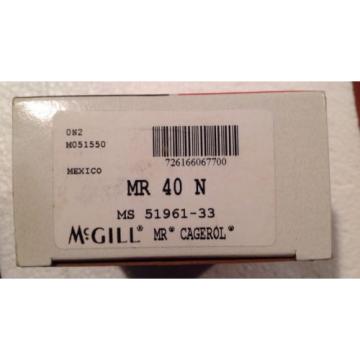 MCGILL MR-40-N Needle Non Thrust Roller Bearing 2.5 Inch X 3.25 Inch X 1.5 Inch