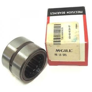 NIB MCGILL MR18SRS BEARING CAGED ROLLER 1-1/8 X 1-5/8 X 1-1/4INCH, MR-18-SRS