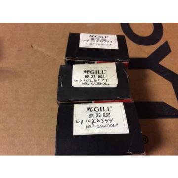 3-McGILL bearings#MR 28 RSS ,Free shipping lower 48, 30 day warranty!