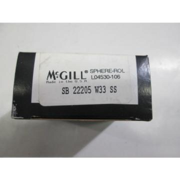 MCGILL, SB22205W33SS SPHERE-ROLL BEARING