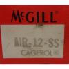 MCGILL, NEEDLE ROLLER BEARING, MR-12-SS, 0.7500&#034; BORE, 1.2500&#034; OD