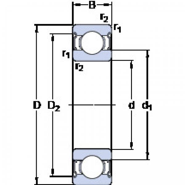 ตลับลูกปืน 6302-2Z SKF #1 image