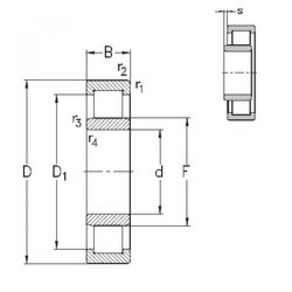 ตลับลูกปืน NU2316-E-MPA NKE #1 image