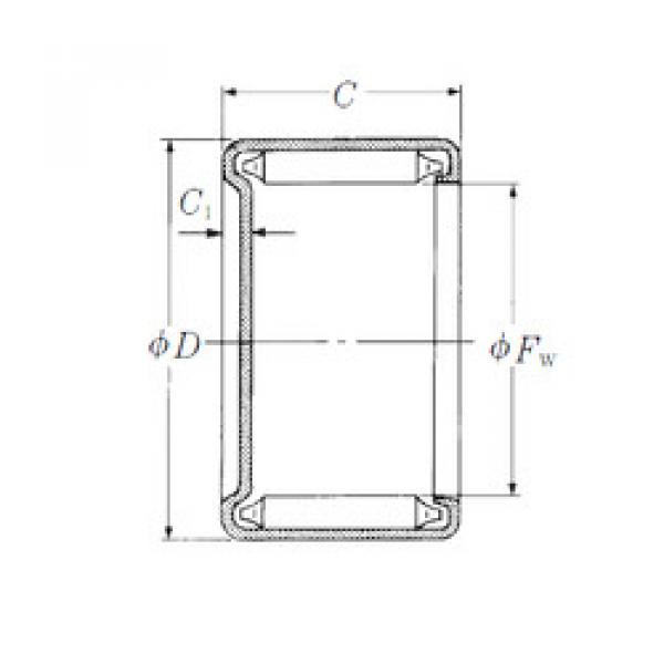 ตลับลูกปืน M-551 NSK #1 image