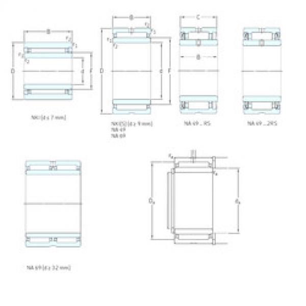 ตลับลูกปืน NA4928 SKF #1 image