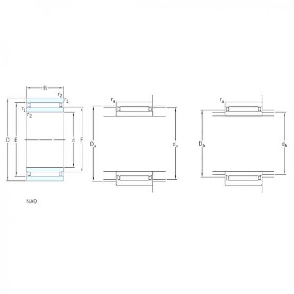 ตลับลูกปืน NAO25x40x17 SKF #1 image