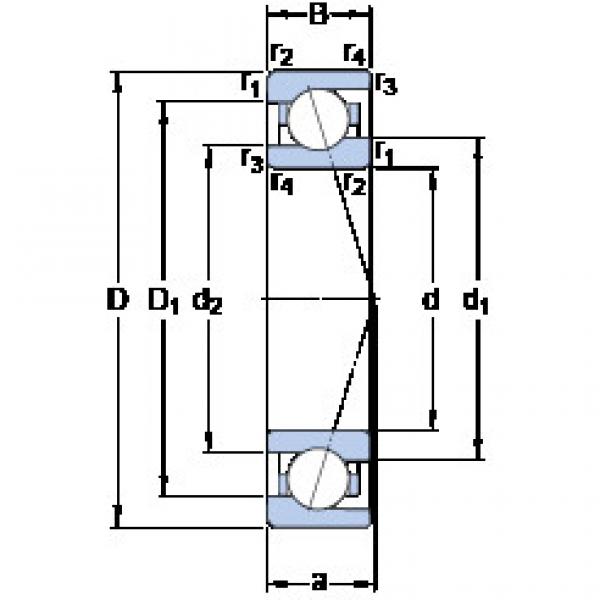 ตลับลูกปืน 71909 ACE/HCP4A SKF #1 image