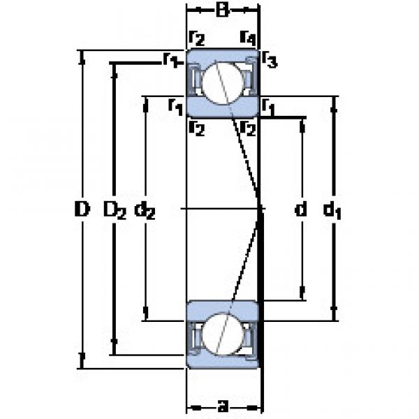 ตลับลูกปืน S7002 CD/HCP4A SKF #1 image