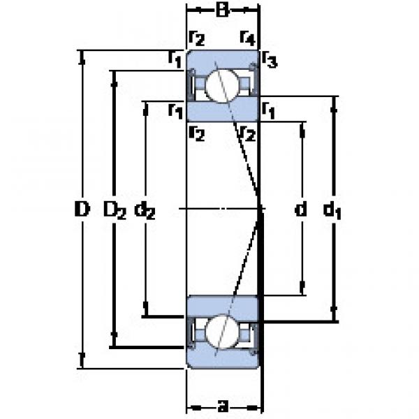 ตลับลูกปืน S7015 CE/HCP4A SKF #1 image