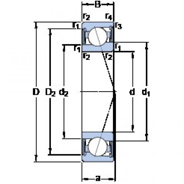 ตลับลูกปืน S71905 ACE/P4A SKF #1 image